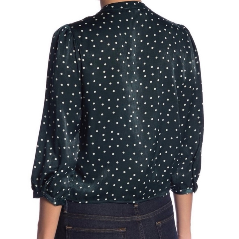 NWT Elodie Polka Dot Blouse - Picture 3 of 10